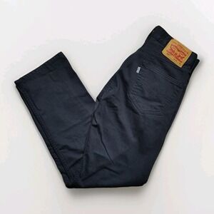 Levi's 505 Men's Straight Leg Jeans Gray White Tab Denim Pants Size 30x30